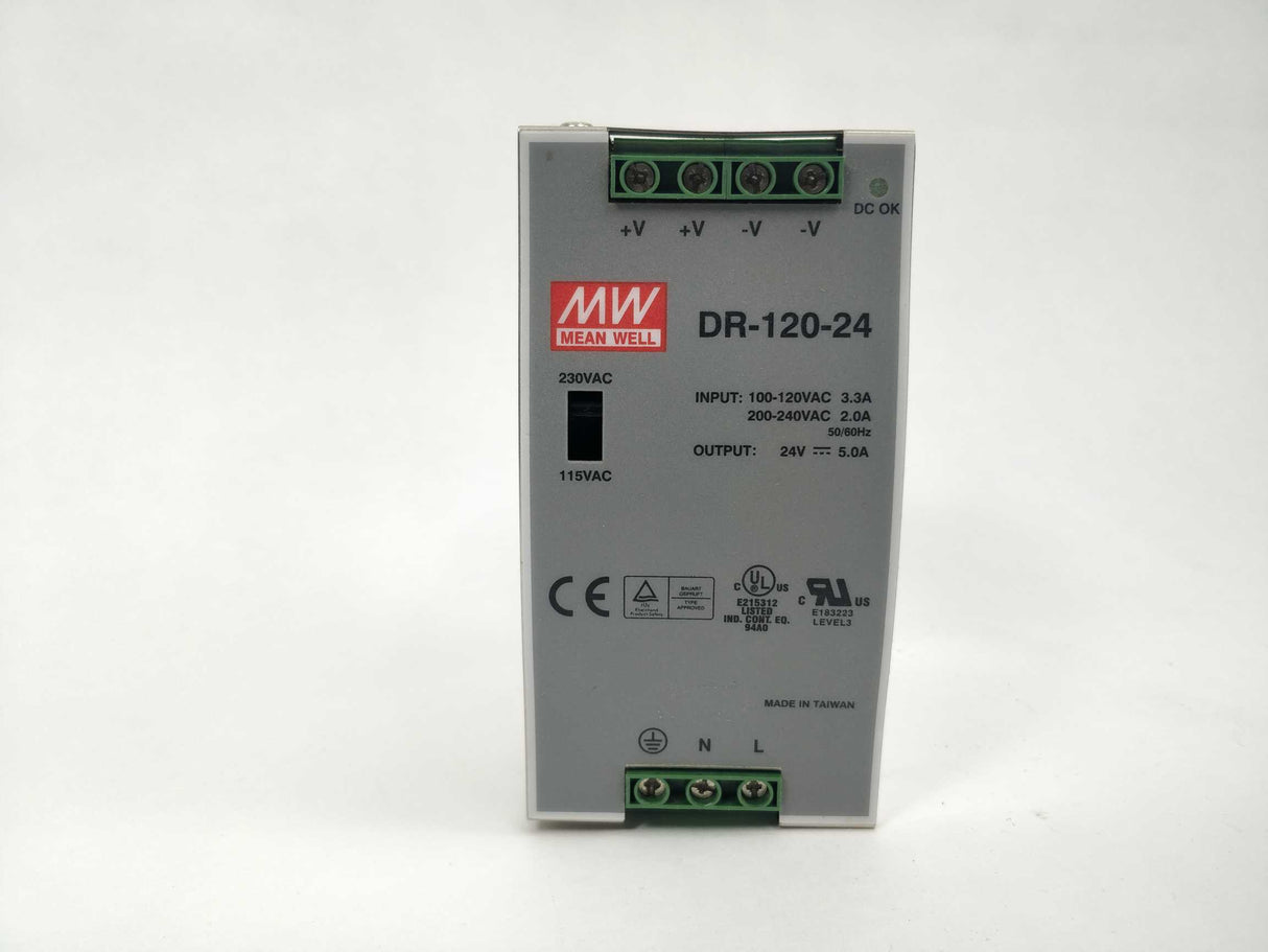 Mean Well DR-120-24 24V 5A, Power supply