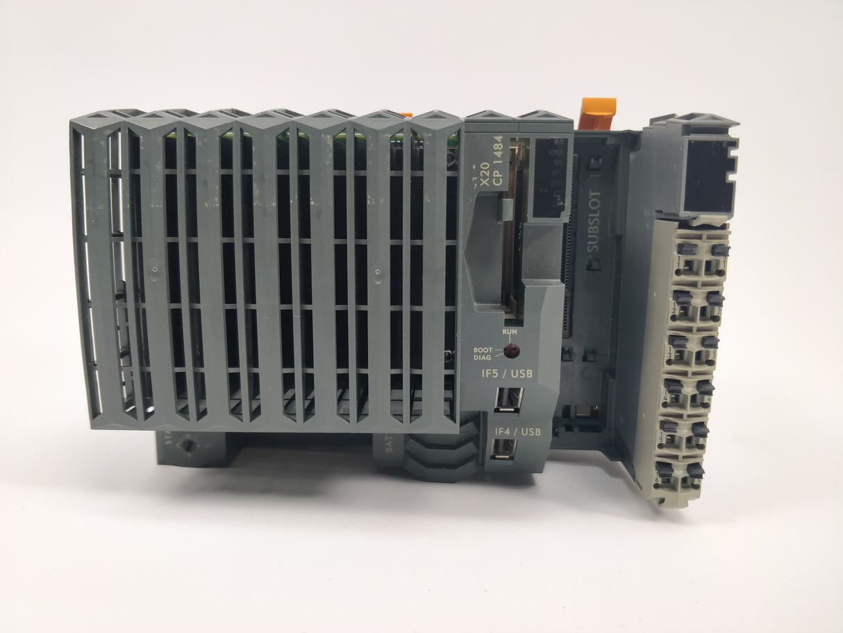 B&R X20CP1484 CPU with X20IF1072 interface module & SSD-C51M-3576