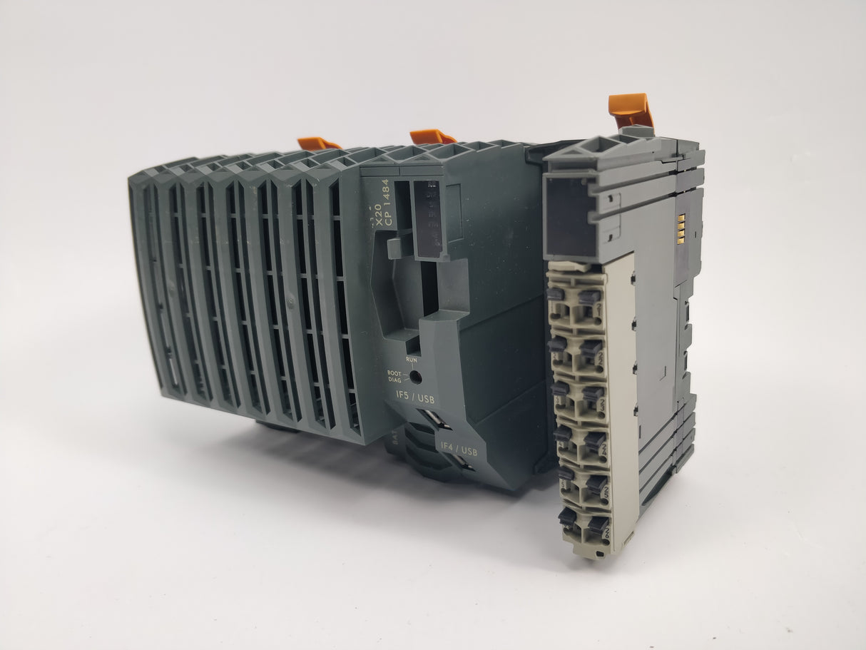 B&R X20CP1484 CPU with X20IF1072 interface module & SSD-C51M-3576