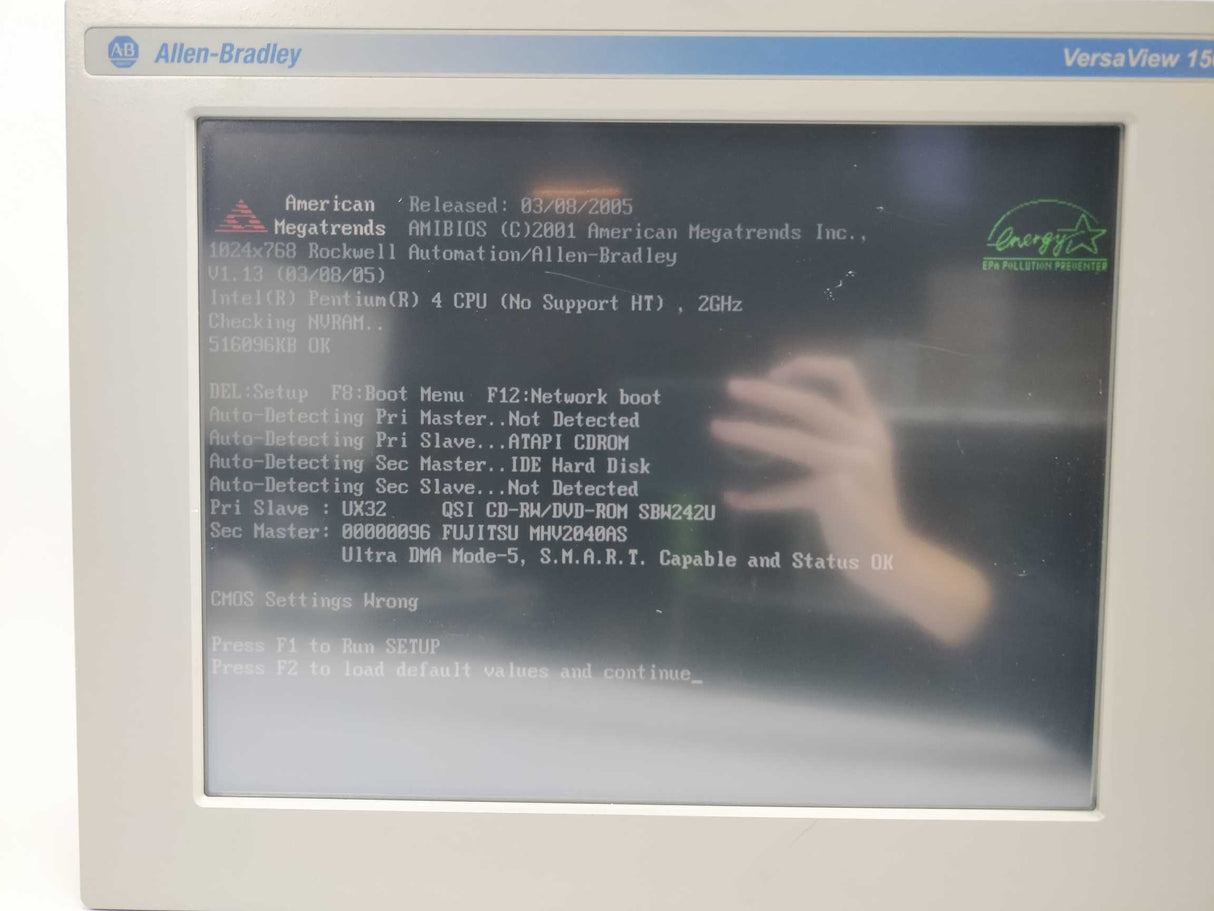AB 6181P-15TP2KHX VersaView Ser. B Rev. A with 6189V-25HDD Ser. B Rev. A