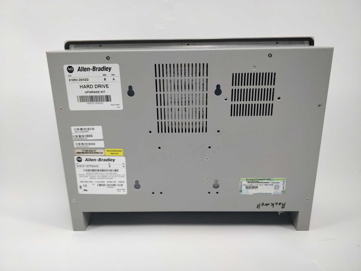 AB 6181P-15TP2KHX VersaView Ser. B Rev. A with 6189V-25HDD Ser. B Rev. A