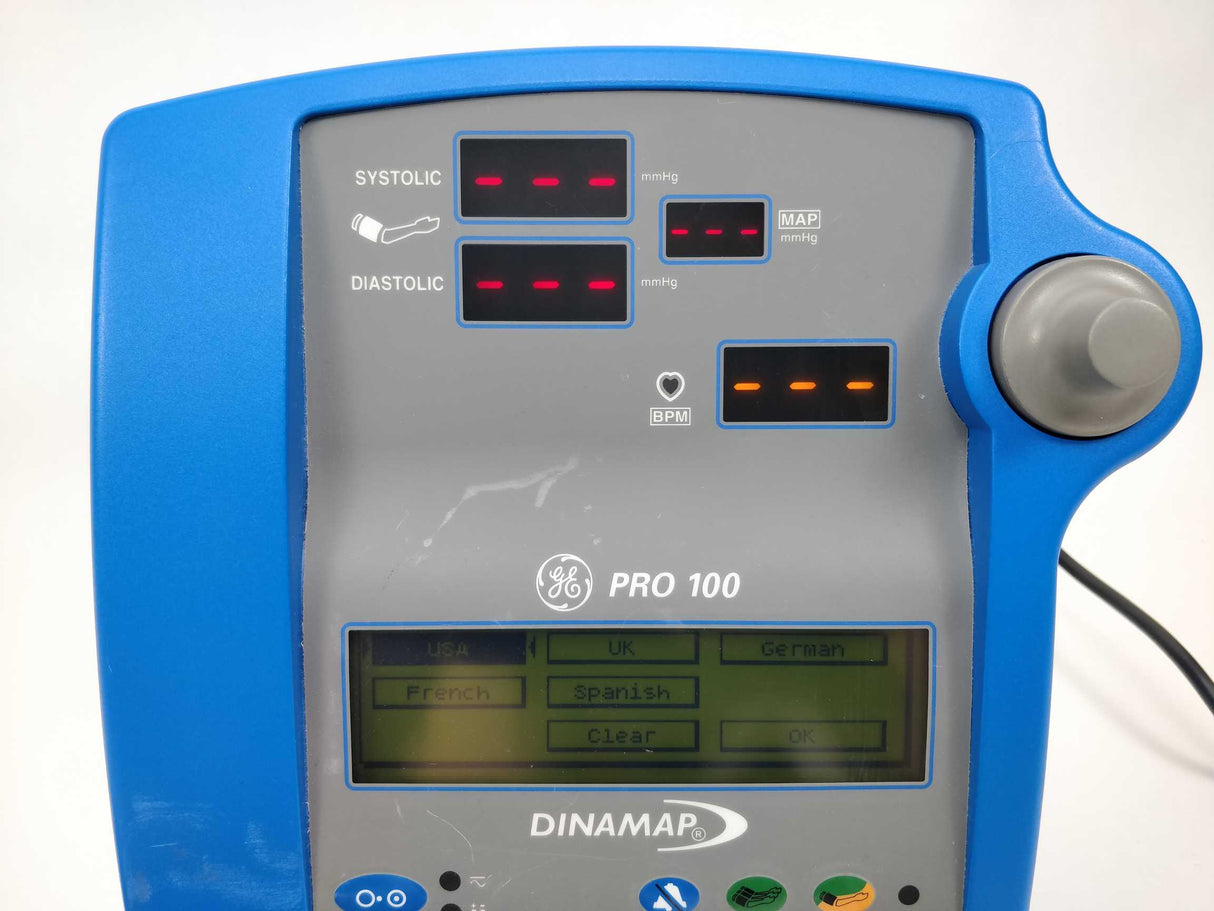 GE Medical Systems 2001221094 Dinamap Pro Series 110 BP Monitor