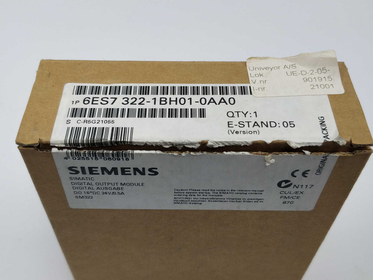 Siemens 6ES7322-1BH01-0AA0 Digital output Module SM322 (204218322705)