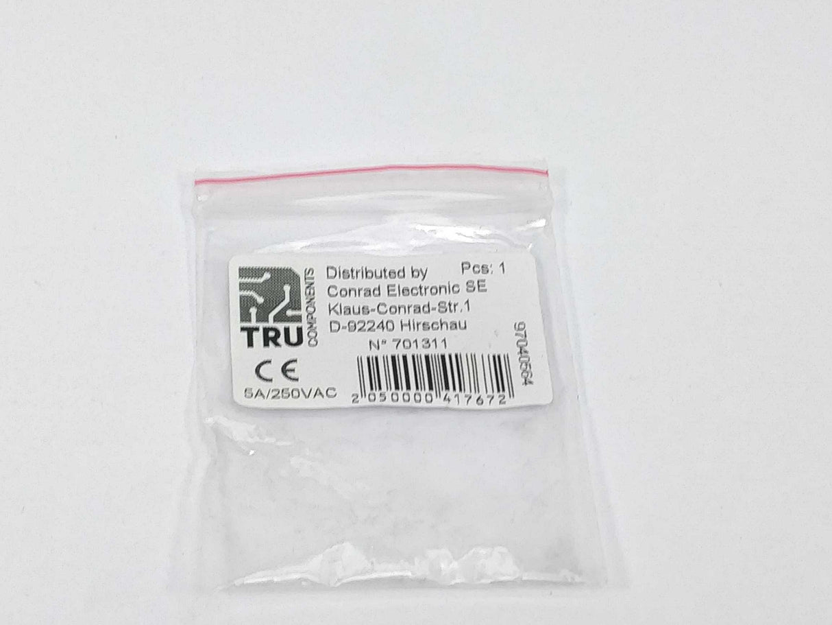 TRU Components 701311 LAS1-AGQ-22E Tamper-proof pushbutton 5A/250V