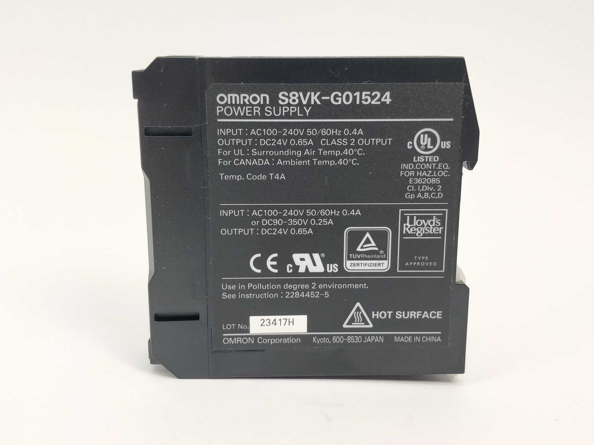 OMRON S8VK-G01524 Power supply