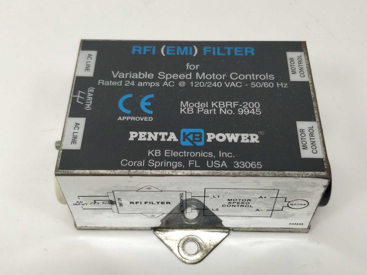 KB Electronics 9945 KBRF-200 Filter