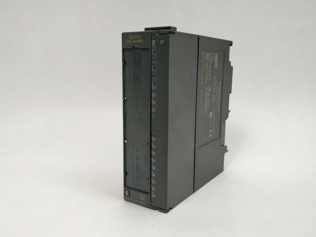 Siemens 6ES7 332-5HD01-0AB0 Analog output SM332 SC-T7K27320 4x12bit