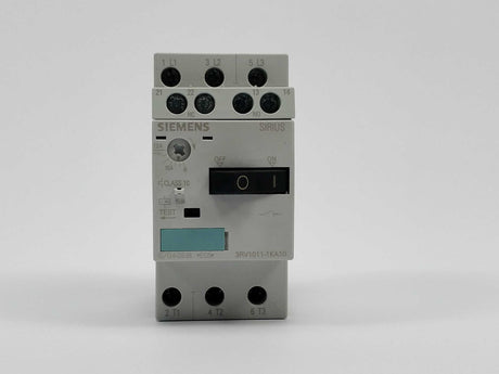 Siemens 3RV1011-1KA10 Sirius Circuit breaker with 3RV1901-1E