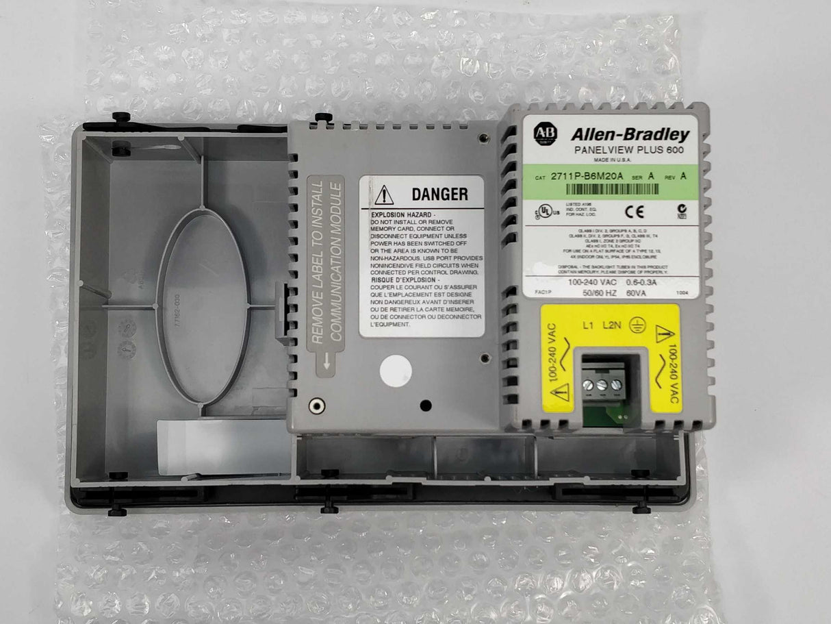 AB 2711P-B6M20A Ser. A Rev. A Panel View Plus 600