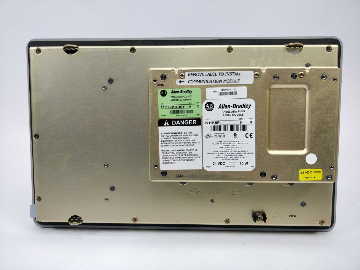 AB 2711P-RP1 Ser.B, Rev.B Panel View Plus 2711P-B10C4B1