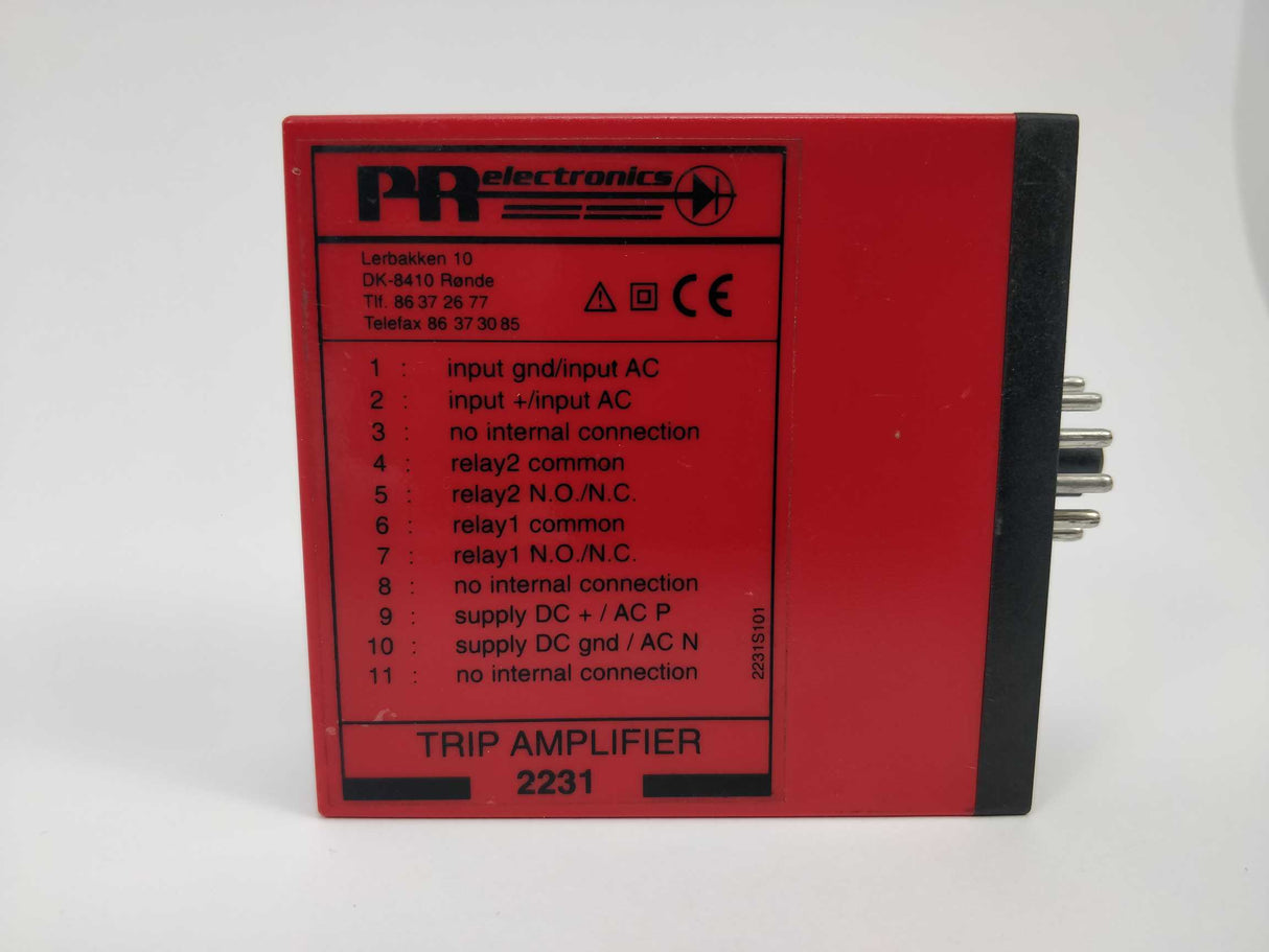PR Electronics 2231 D Trip amplifier