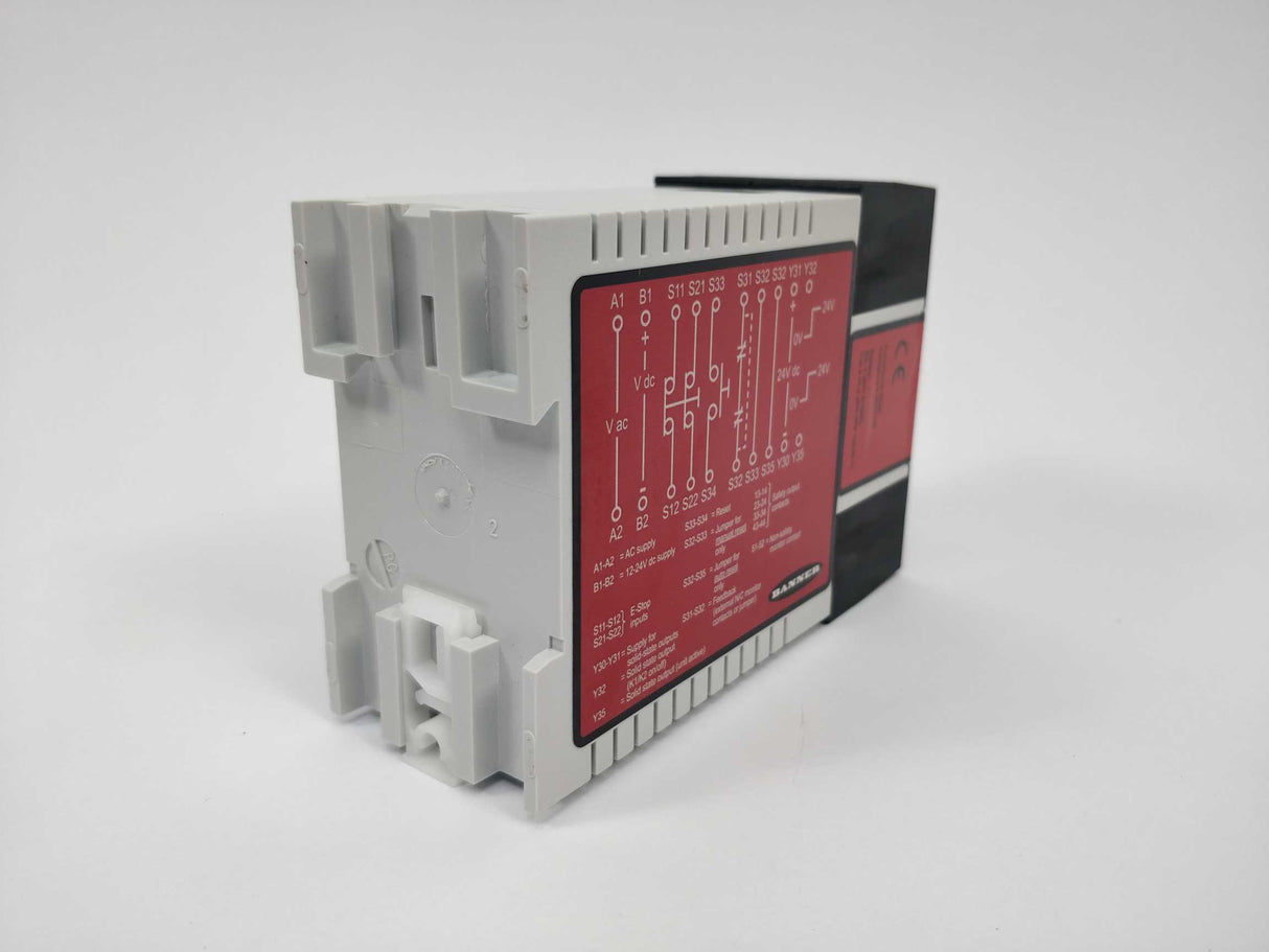 BANNER ES-VA-5A Safety Relay Module for E-Stop/Rope Pull/Interlock
