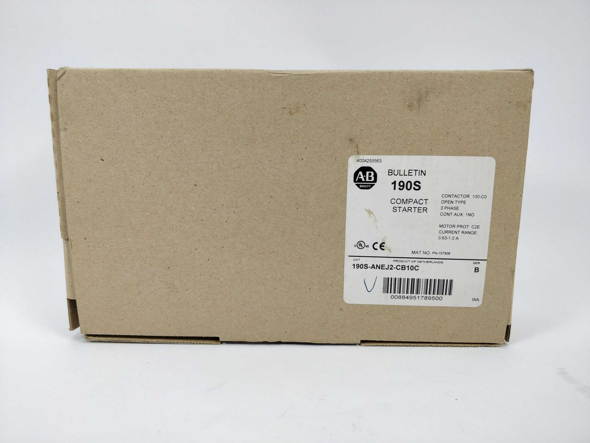 AB 190S-ANEJ2-CB10C Compact Comb Starter, Unused