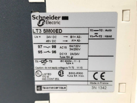 Schneider Electric LT3 SM00ED PTC probe relay 24VDC