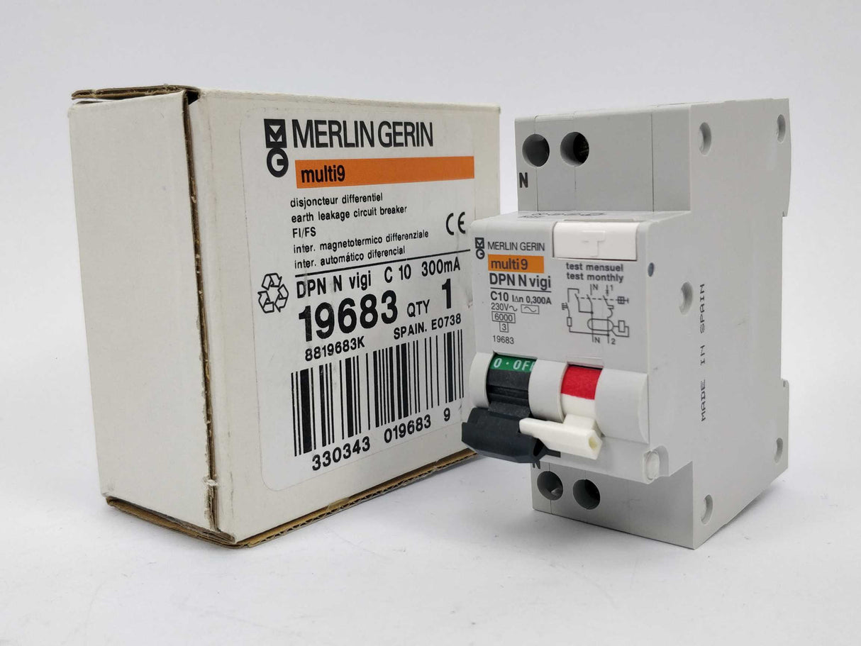 Merlin Gerin 19683 DPN - earth leakage circuit breaker