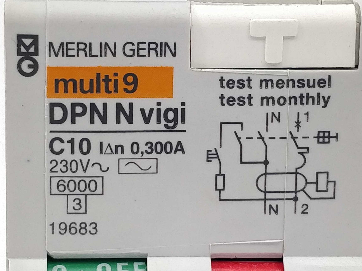Merlin Gerin 19683 DPN - earth leakage circuit breaker