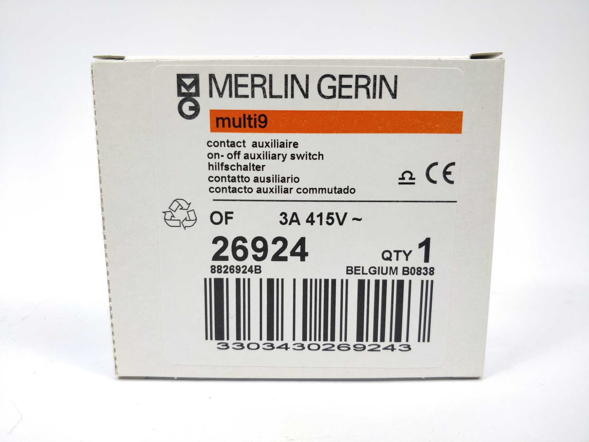 Merlin Gerin 26924 Auxiliary switch - multi9 12 Pcs