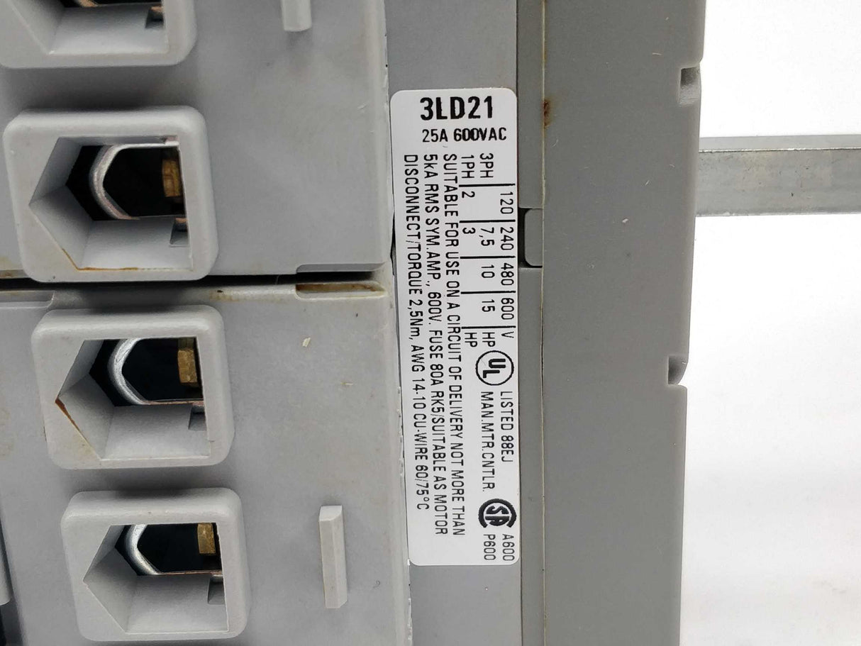 Siemens 3LD2165-3VB53 SENTRON, Switch disconnector 3LD