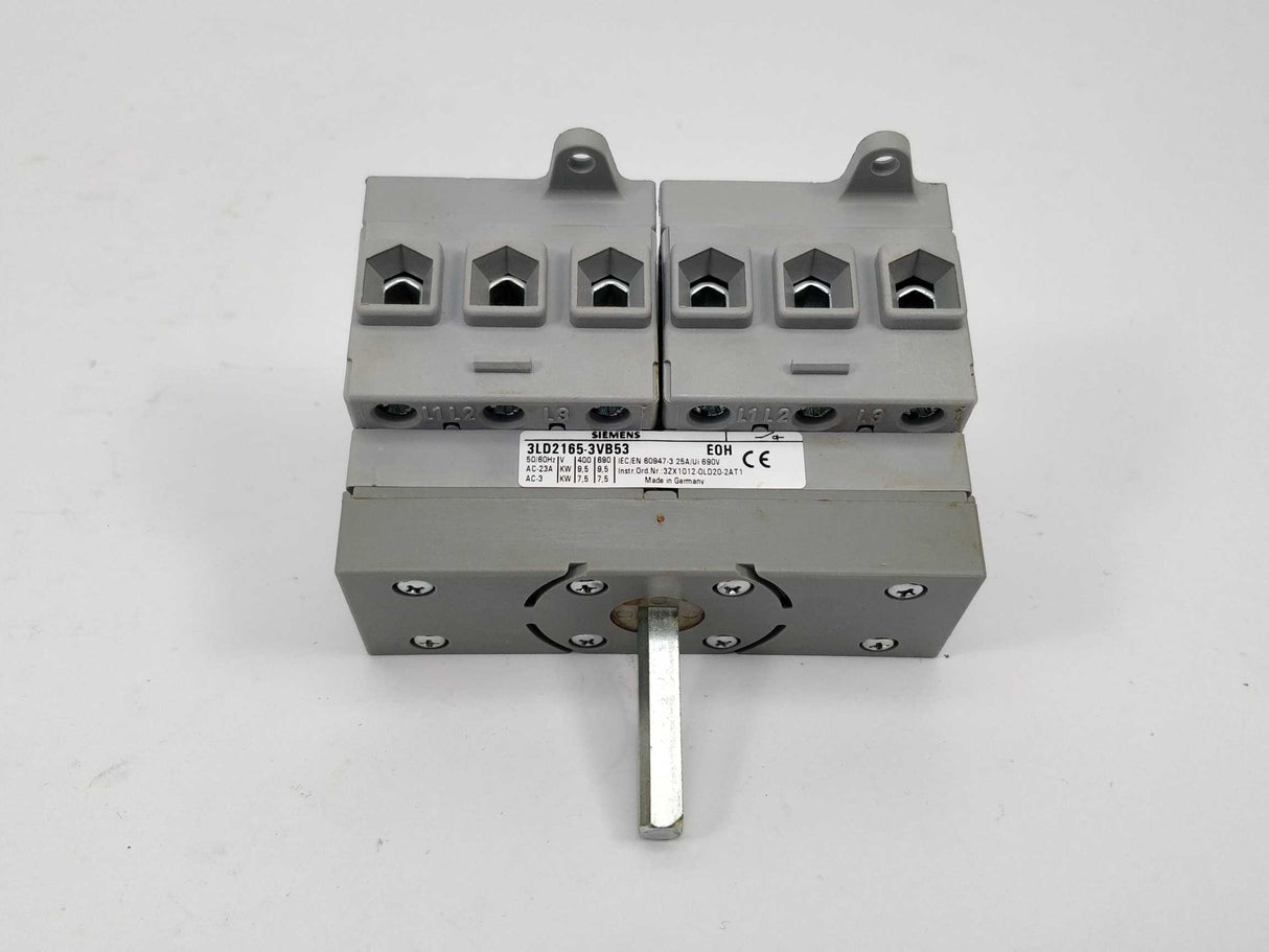 Siemens 3LD2165-3VB53 SENTRON, Switch disconnector 3LD