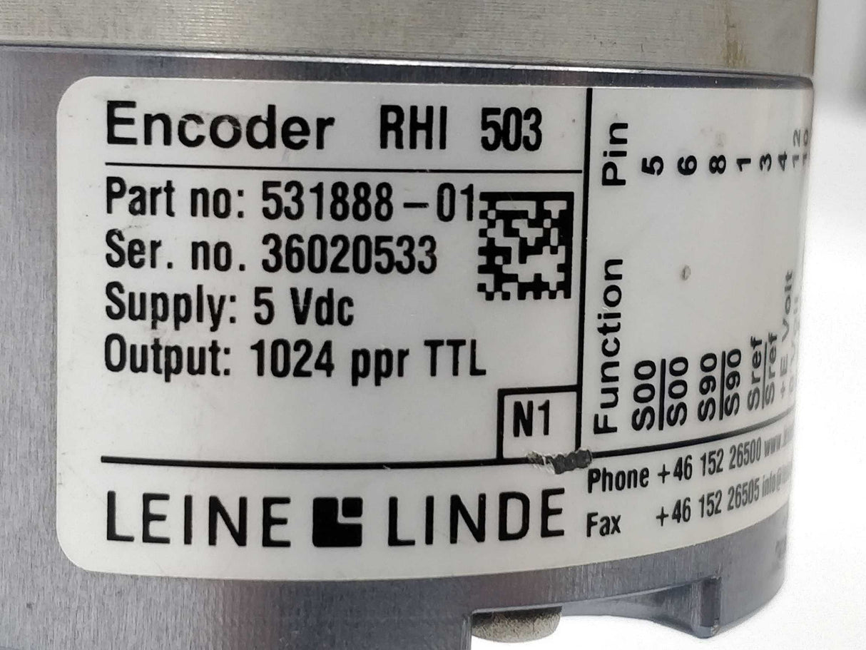 Leine & Linde 531888-01 Encoder RHI 503 Res. 1024 ppr