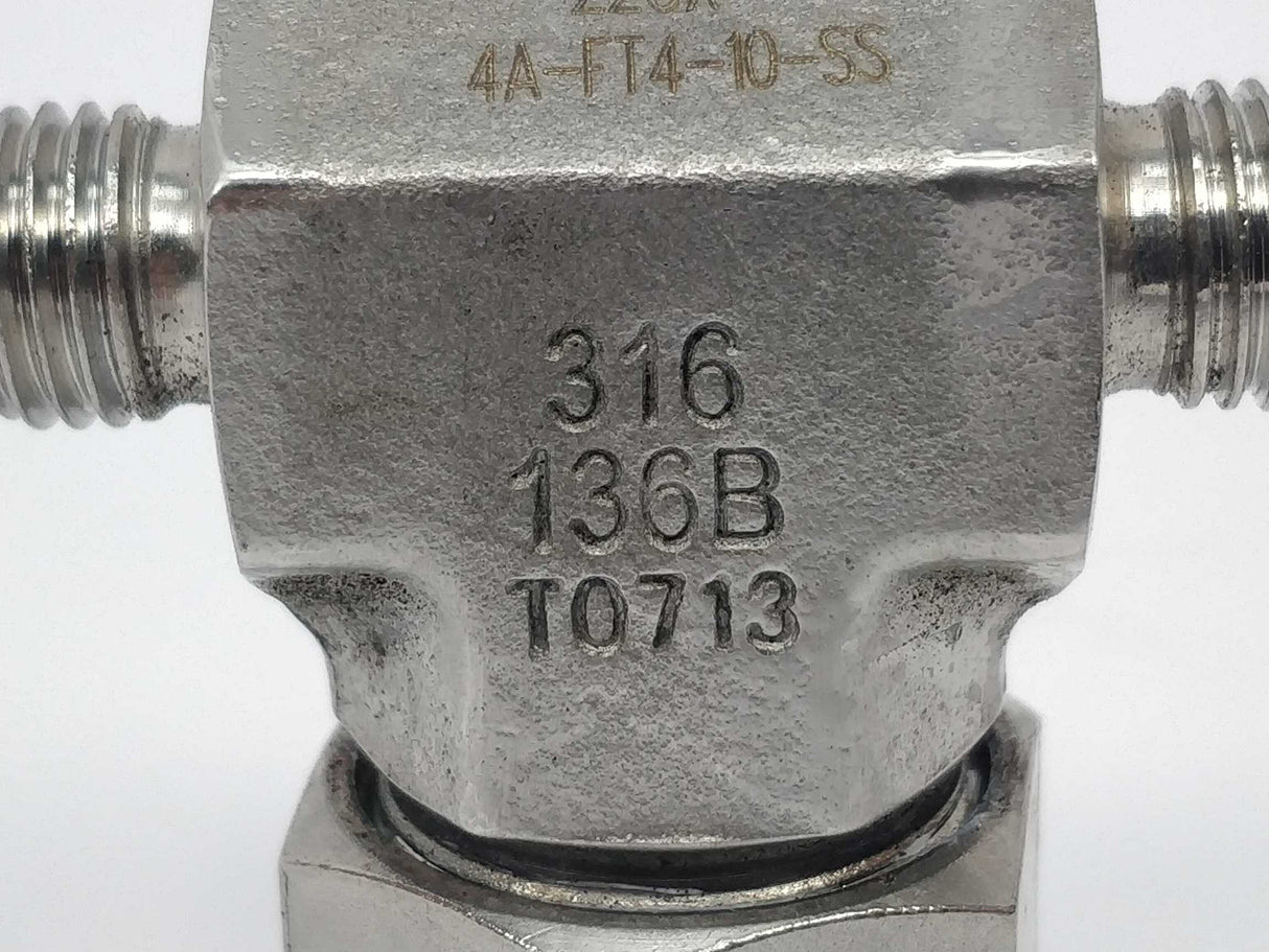 Parker 4A-FT4-10-SS Filter Valve,InLine Tee Filter