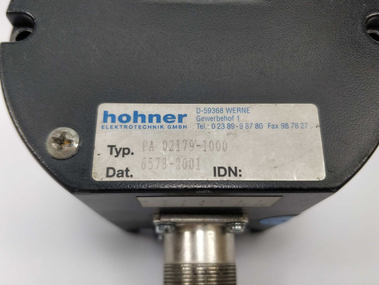 Hohner PA02179/1000 Encoder