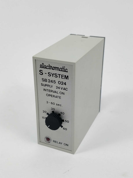 Electromatic SB 245 024 S - System Interval on operate relay 24VAC