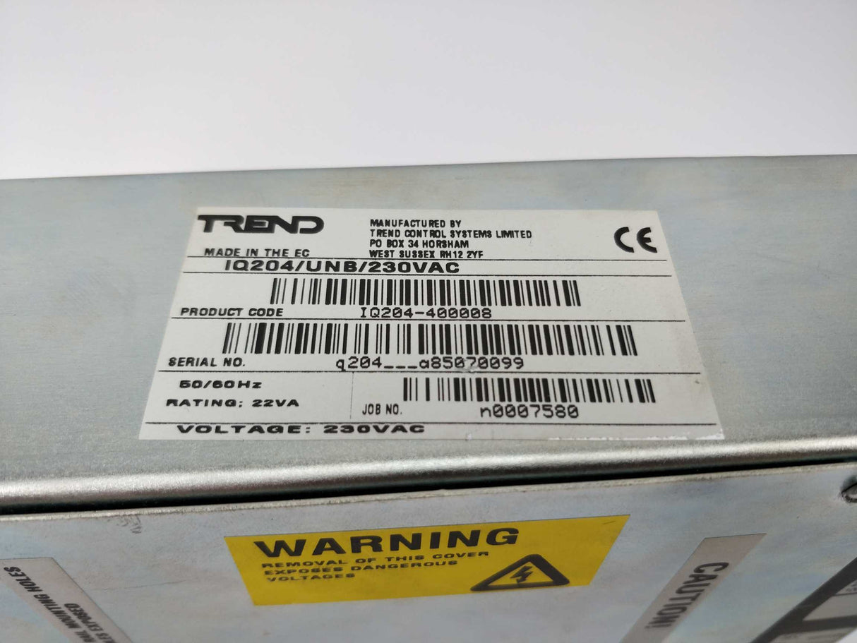 TREND IQ204/UNB/230VAC IQ204-400008 Programmable Unitary Controller