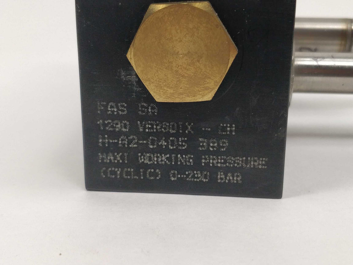 FAS H-A2-0405 CH-1290 Valve 0-230 bar