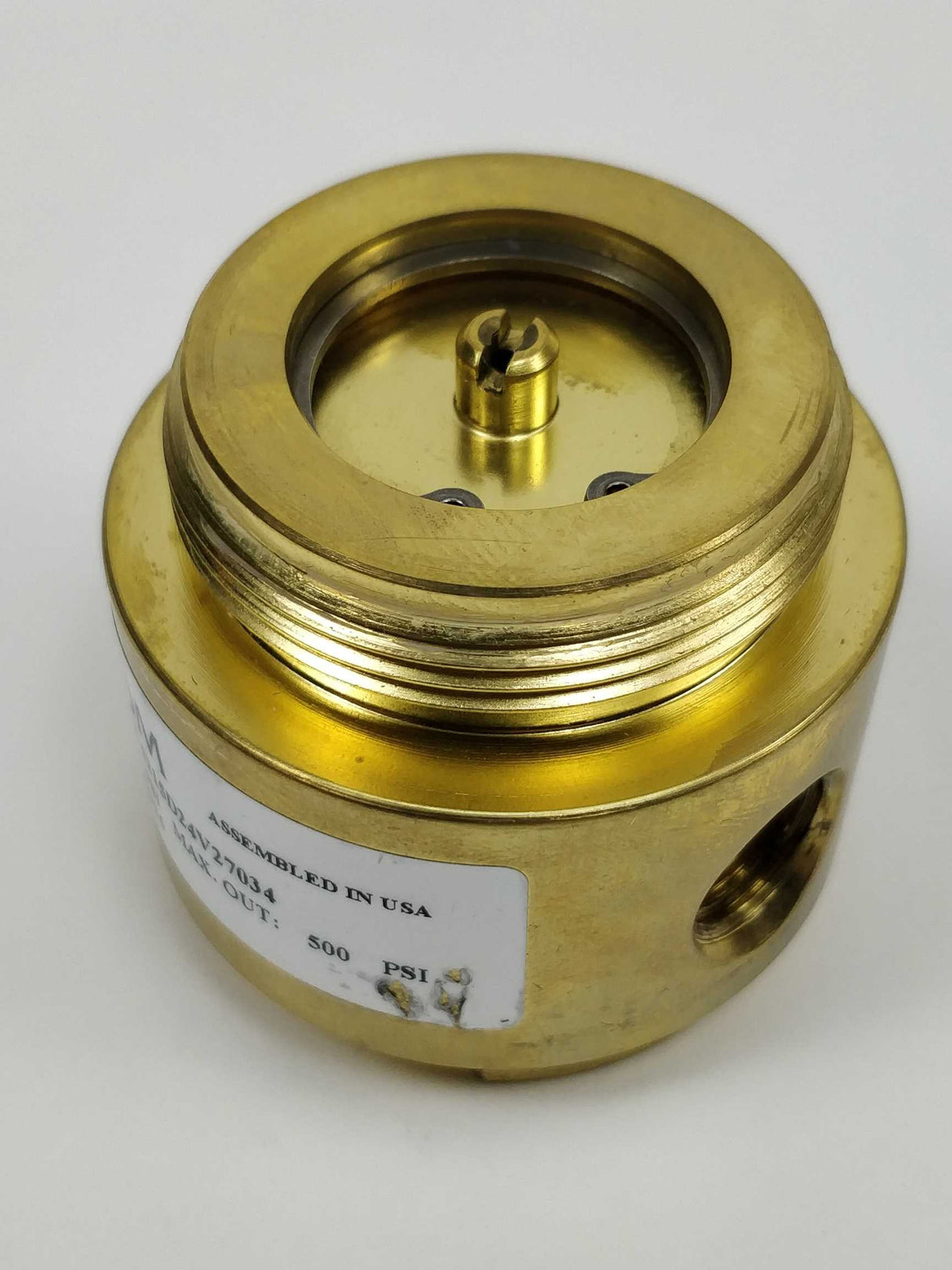 Tescom 44-5215D24V27034 Regulator Max.in: 3500PSI Max.out: 500PSI