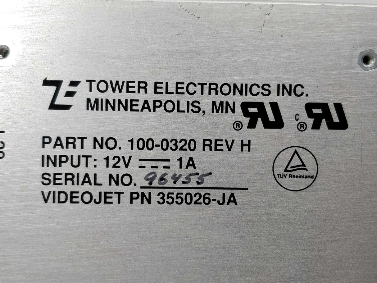 Tower Electronics  100-0320 REV H Power Supply