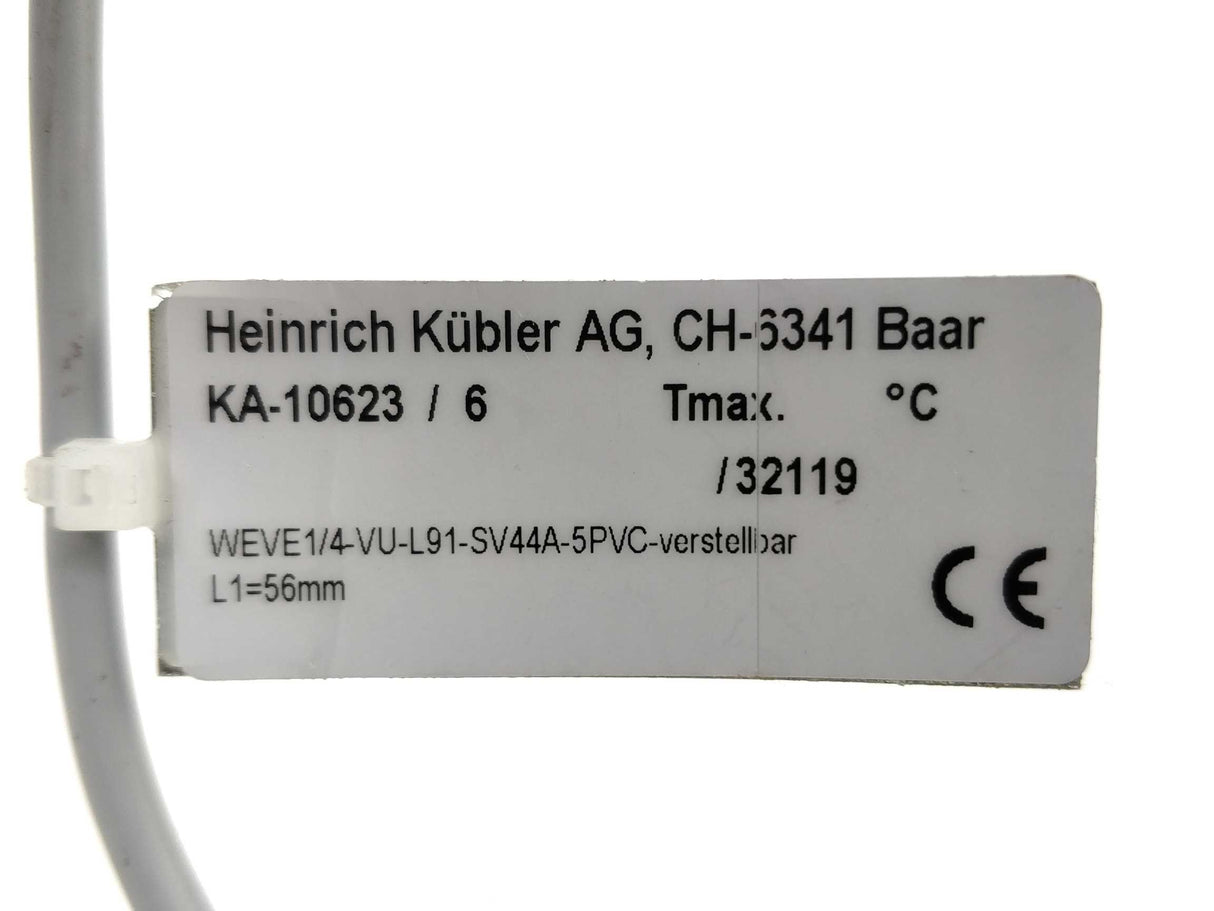 Heinrich Kübler KA-10623 CH-6341 Float Level Control 0/15 bar