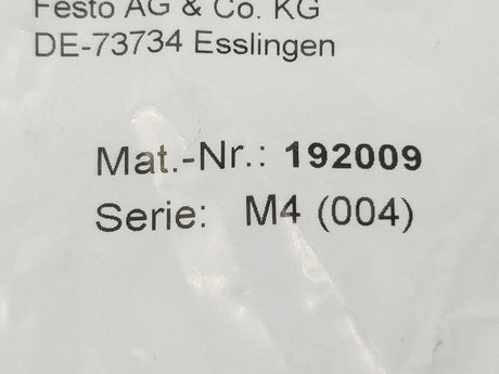 Festo 192009 SEA-3GS-M8-S Plug