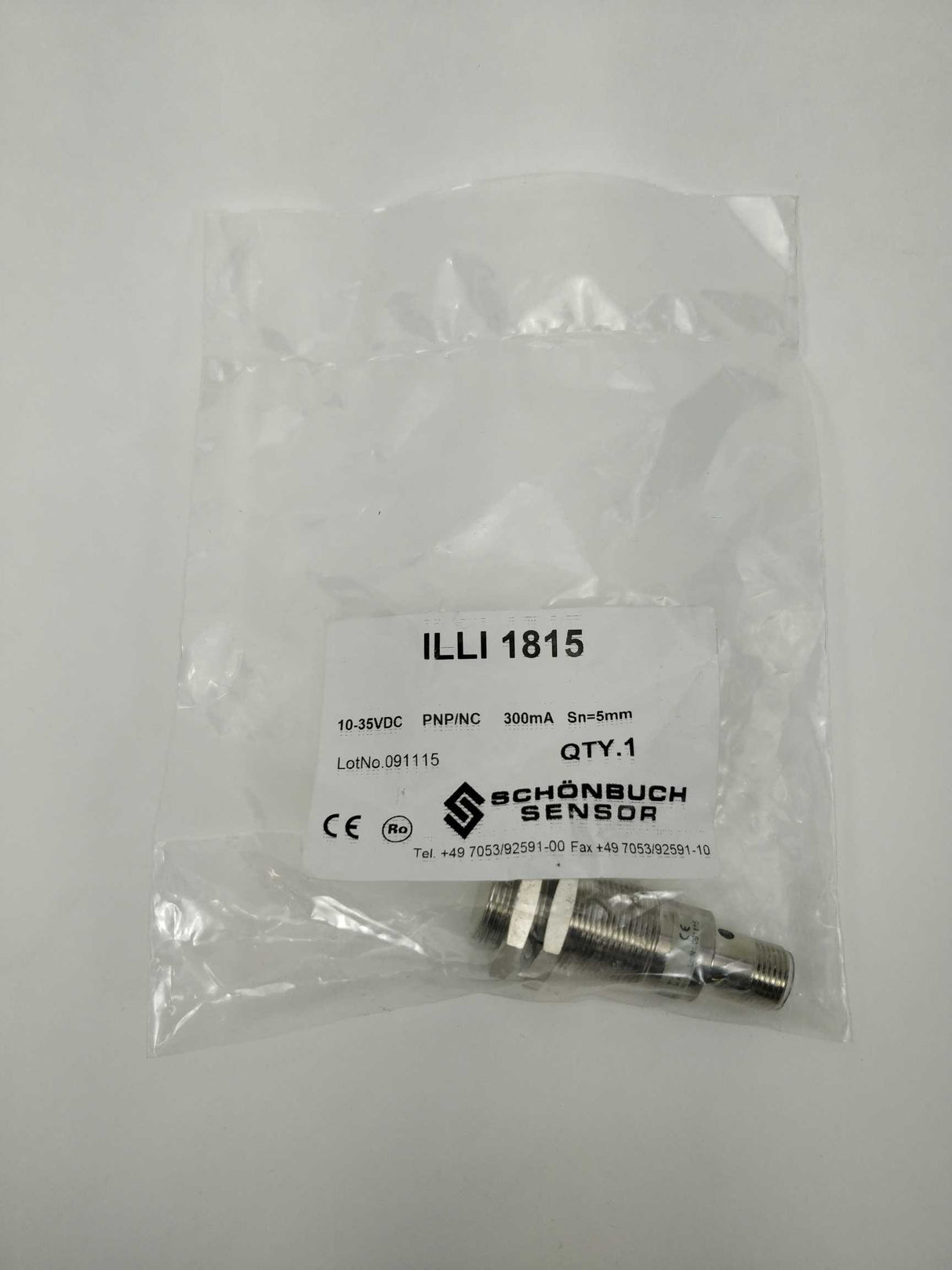 Schönbuch Sensor ILLI 1815 Inductive Proximity Sensors