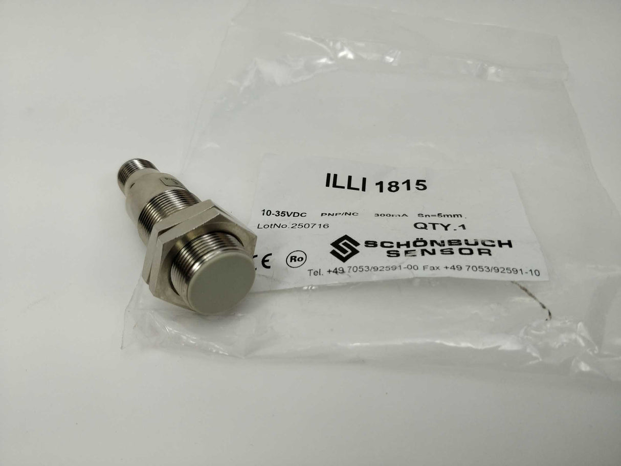 Schönbuch Sensor ILLI 1815 Inductive Proximity Sensors