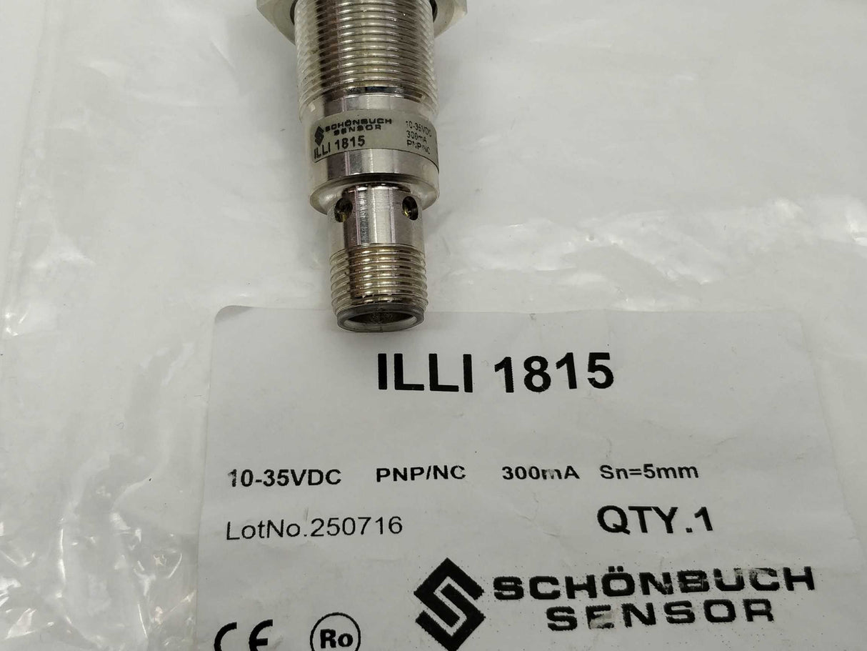 Schönbuch Sensor ILLI 1815 Inductive Proximity Sensors