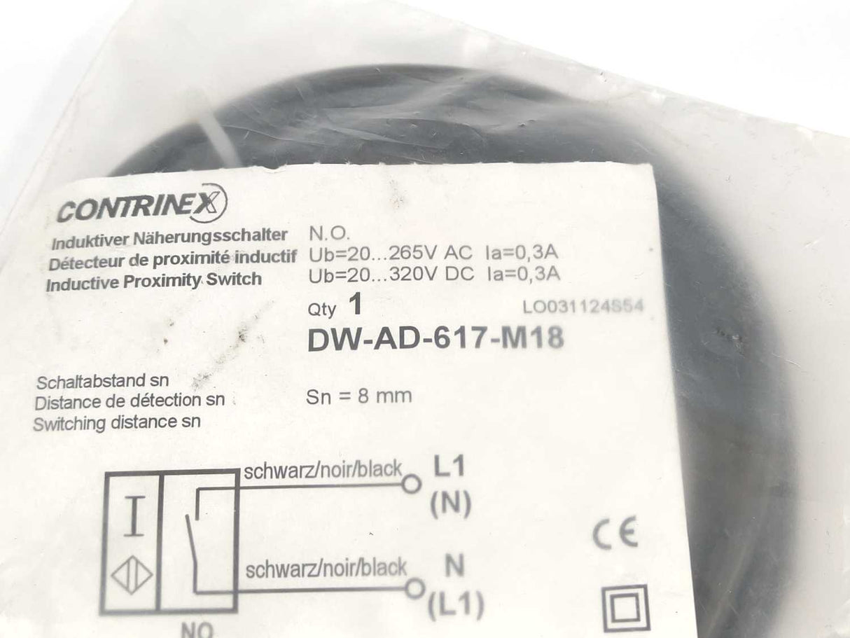 Contrinex DW-AD-617-M18 Inductive Proximity Switch