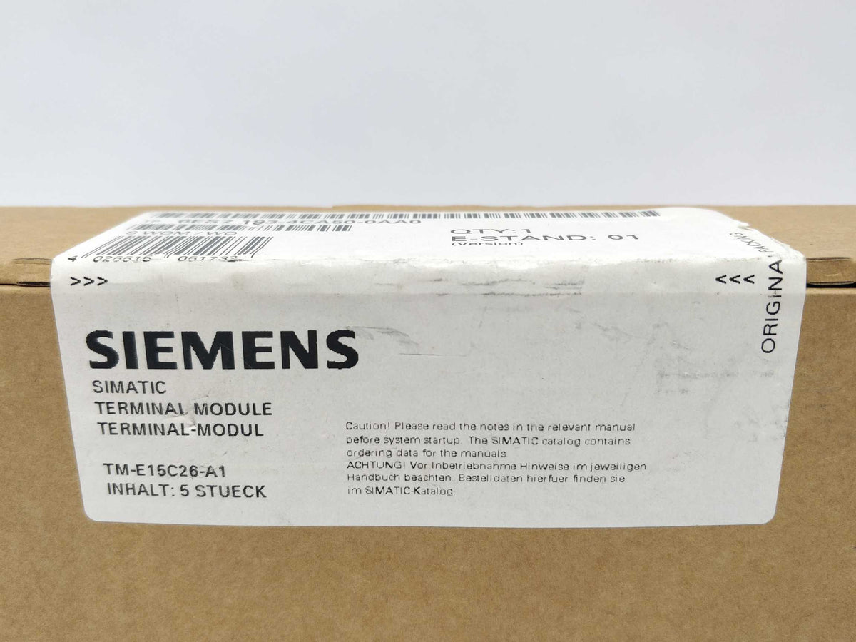 Siemens 6ES7193-4CA50-0AA0 Universal terminal module 5pcs