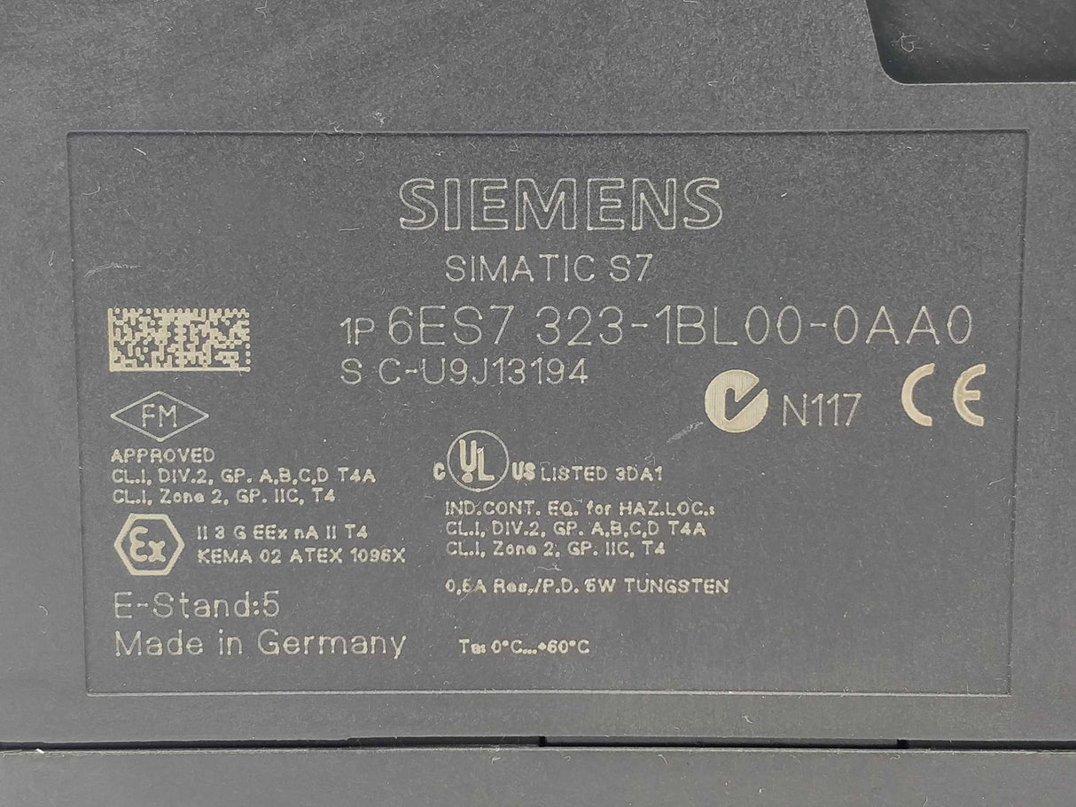 Siemens 6ES7323-1BL00-0AA0 SIMATIC S7 Digital module