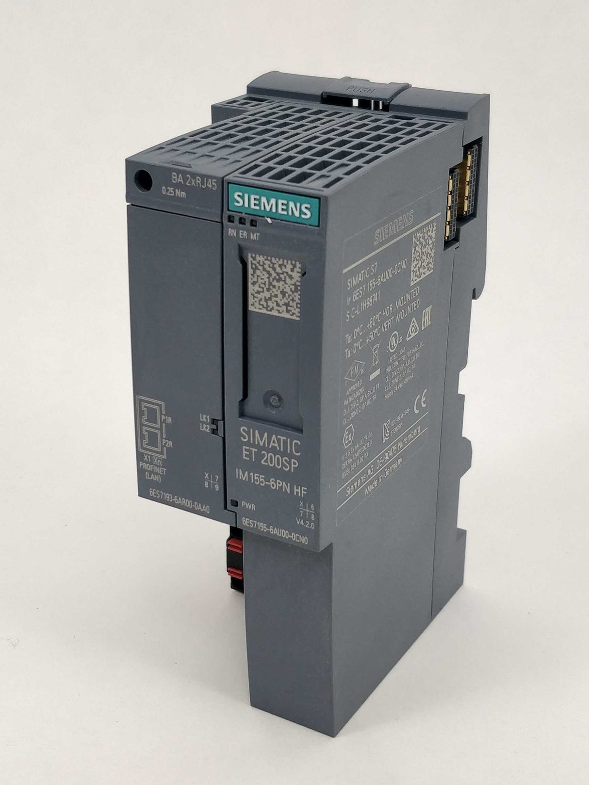 Siemens 6ES7155-6AU00-0CN0 IM155-6PN HF  with 6ES7193-6AR00-0AA0