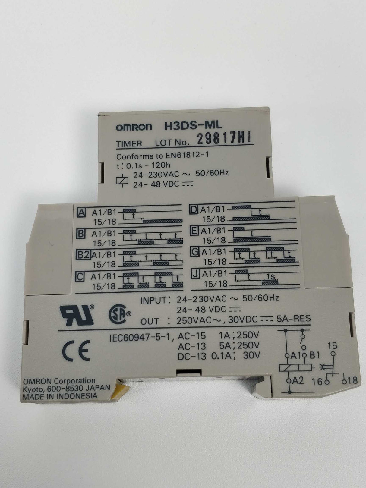 OMRON H3DS-ML Timer