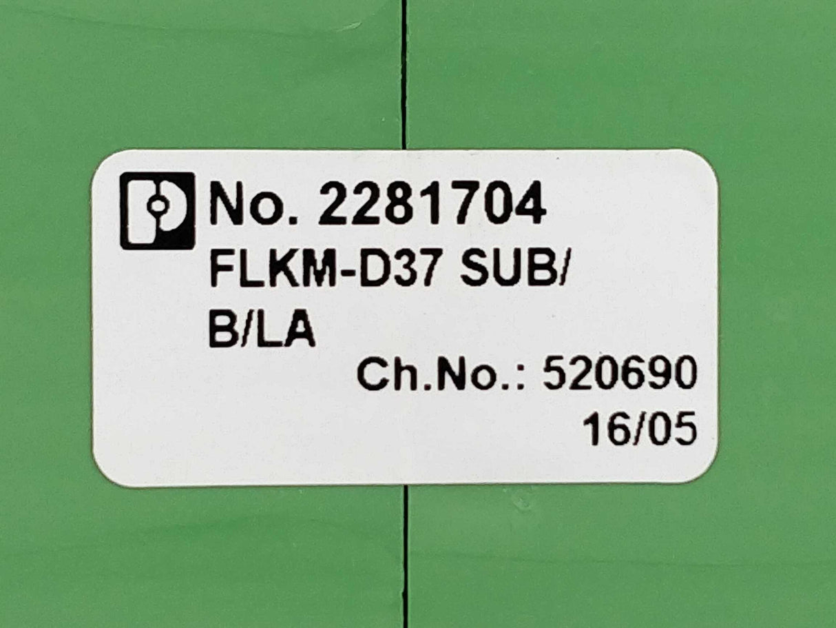 Phoenix Contact 2281704 Varioface terminal block module FLKM-D37 SUB/B/LA