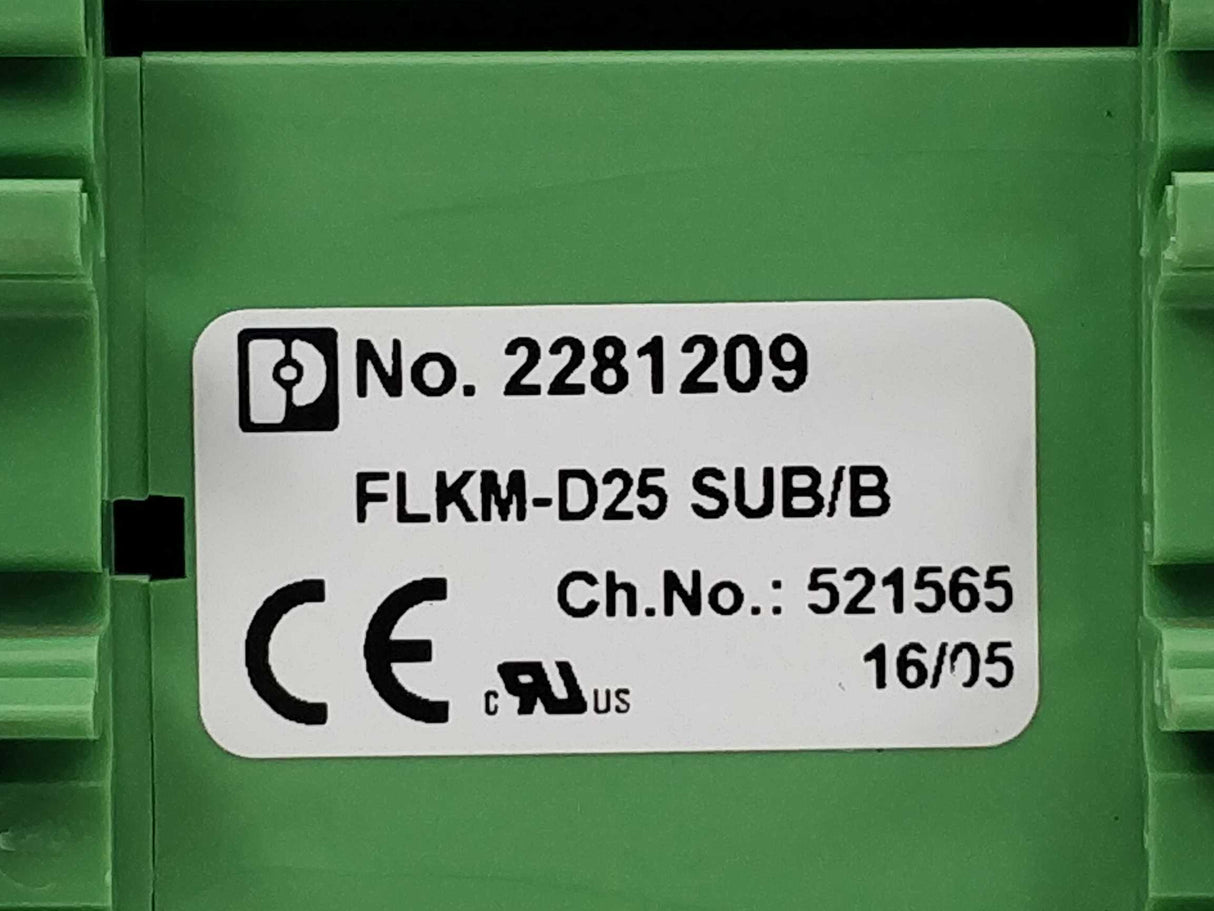 Phoenix Contact 2281209 FLKM-D25 SUB/B transfer module