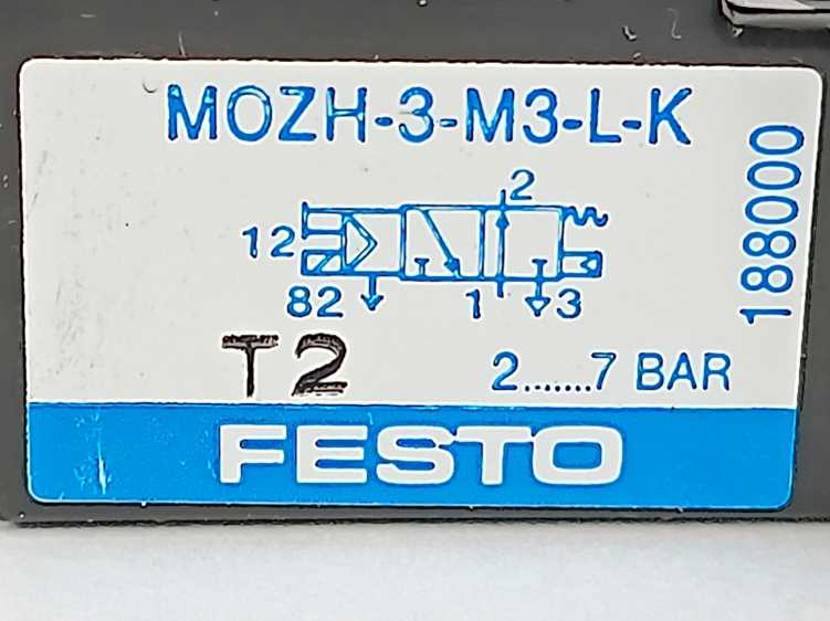 Festo MOZH-3-M3-L-K Solenoid Valve