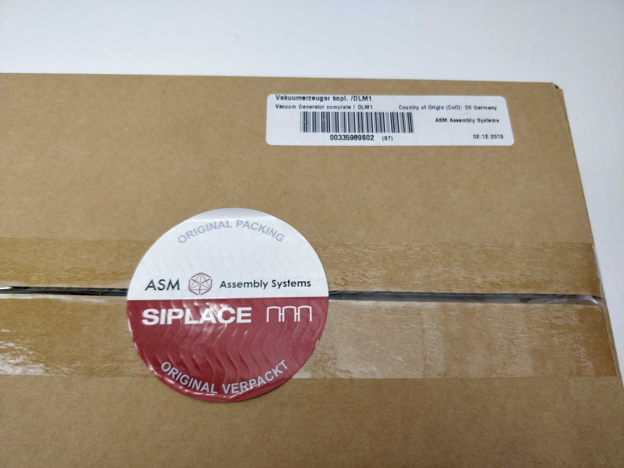 ASM Assembly Systems 00335989-02 / 00335989S02 VACUUM Generator complete / DLM1