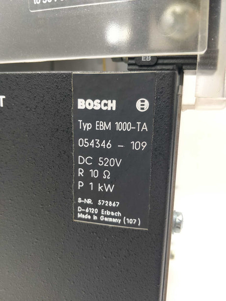 Bosch 054346-109 SERVO DRIVE EBM 1000-TA