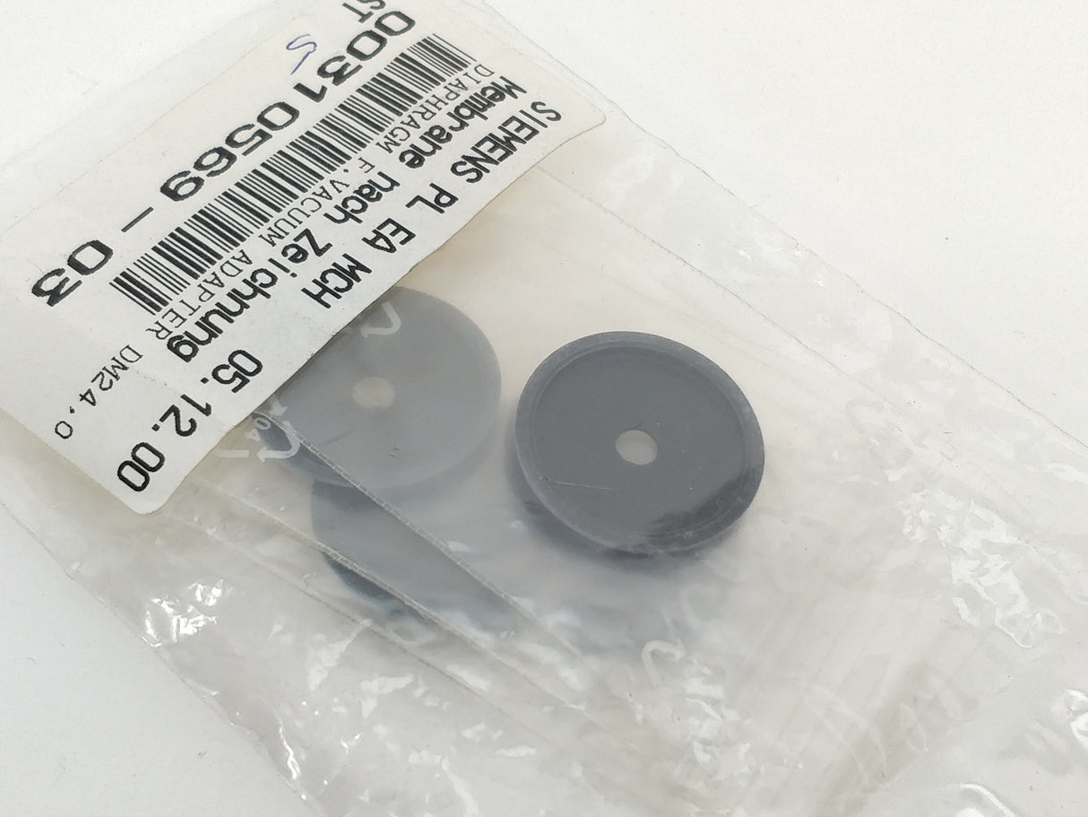 Siemens 00310569-03 Diaphragm F.Vacuum Adapter DM24.0