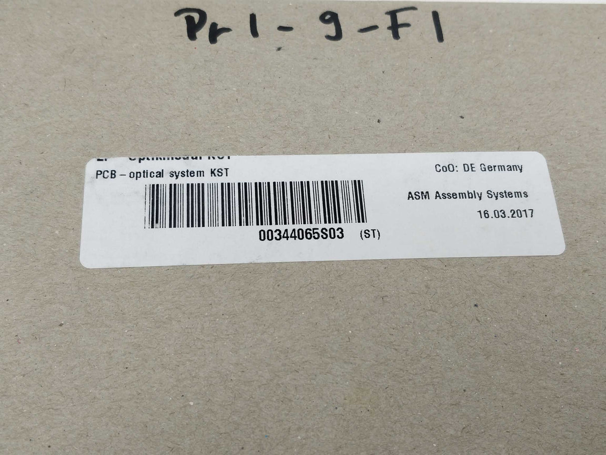 ASM Assembly Systems 00344065-03 M60S PCB Optical system