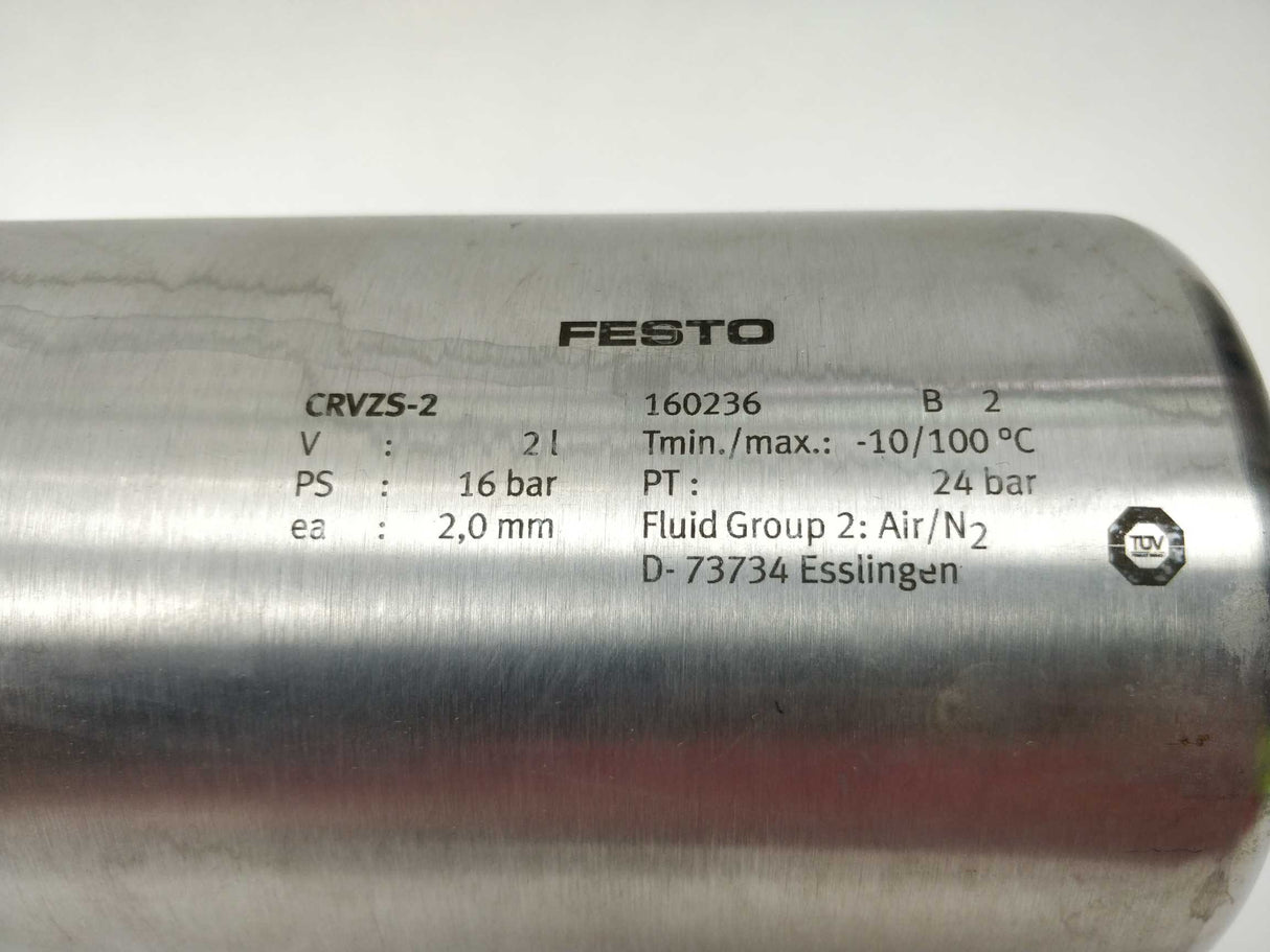 Festo 160236 CRVZS-2 Air reservoir