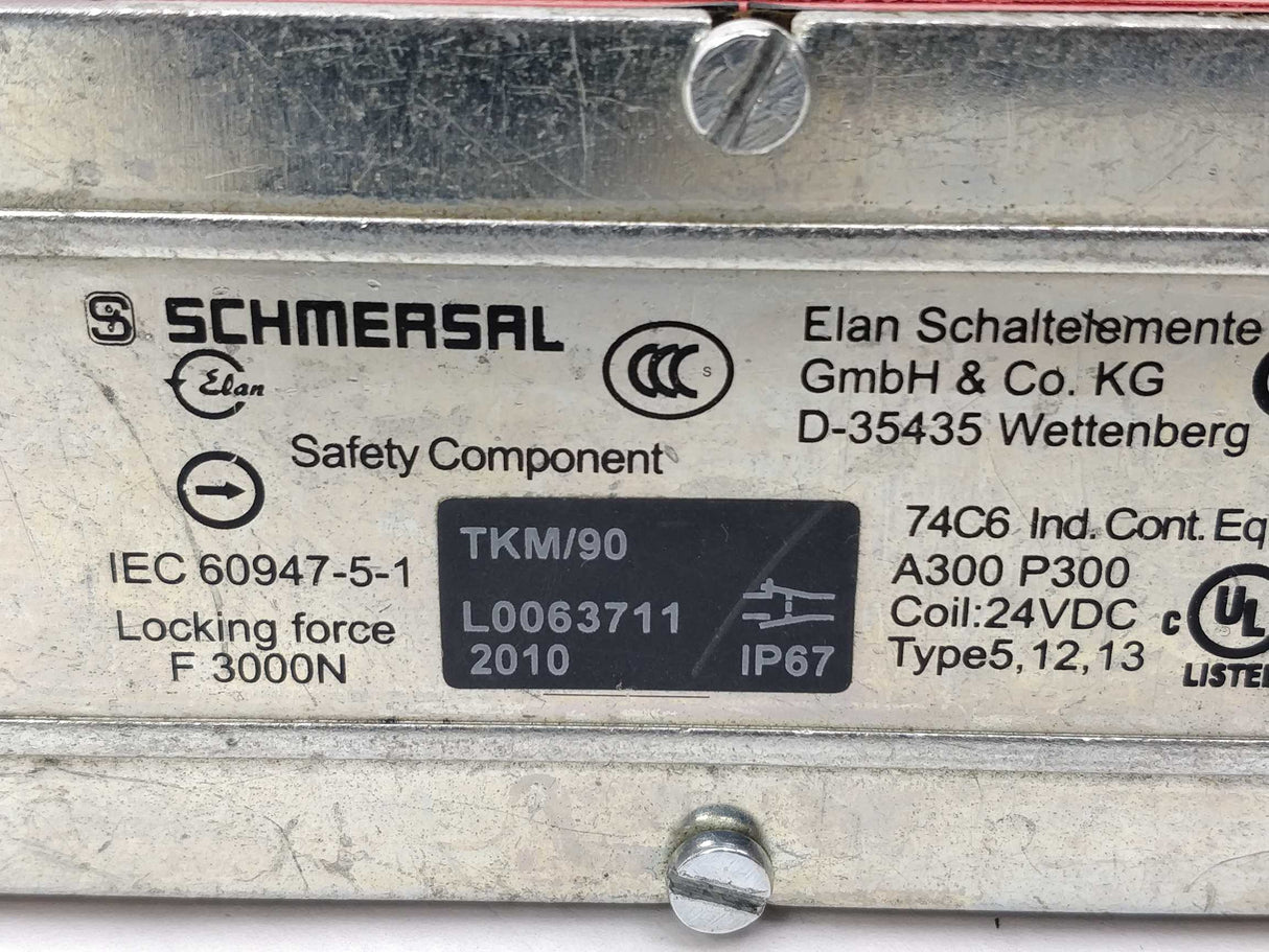 Schmersal TKM/90 Safety Component